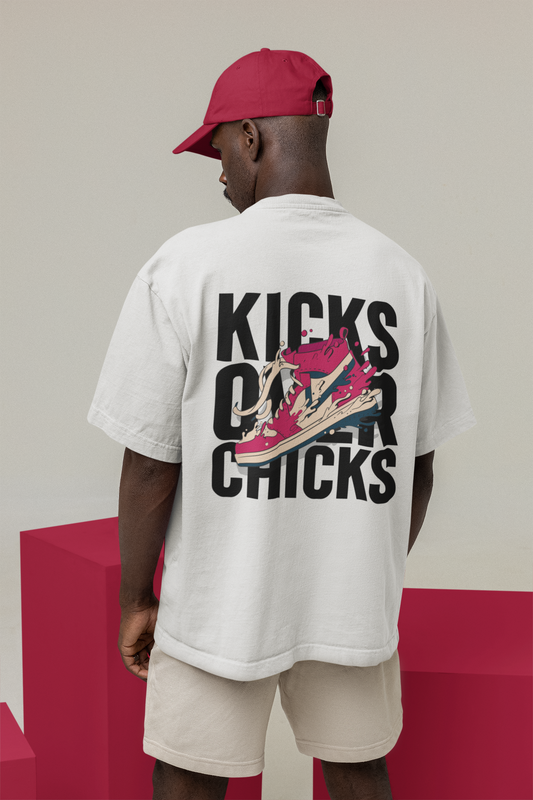 Tee-shirt Kicks Over Chicks
