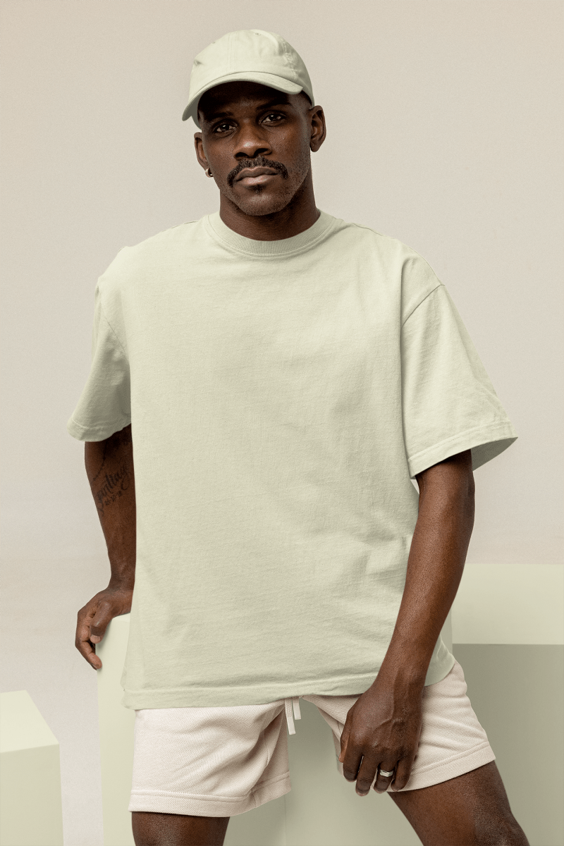 T-shirt Oversize homme écru - Urban Tees