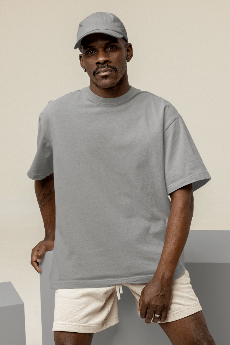 T-shirt Oversize homme gris claire - Urban Tees