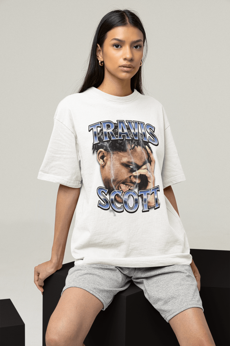 Tee - shirt Blue Travis Scott - Urban Tees