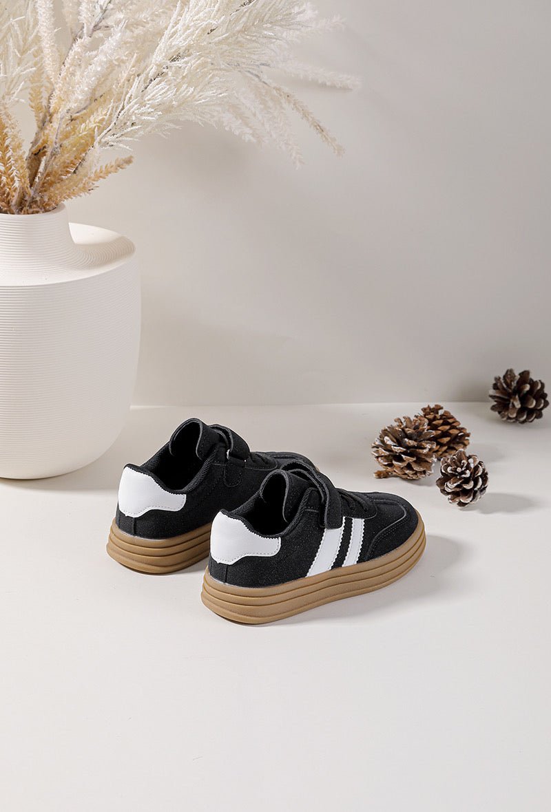 Baskets enfant noires – Pratiques, robustes et ultra - tendance - MiniWalks