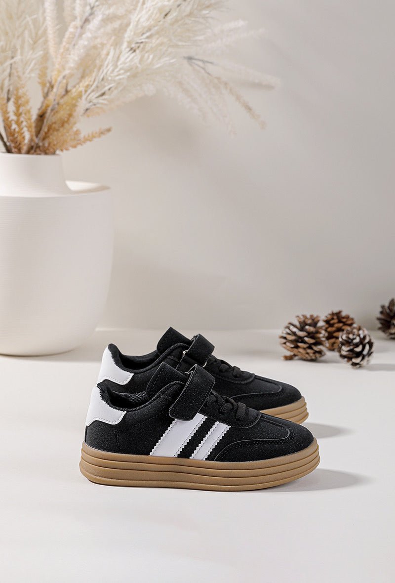 Baskets enfant noires – Pratiques, robustes et ultra - tendance - MiniWalks
