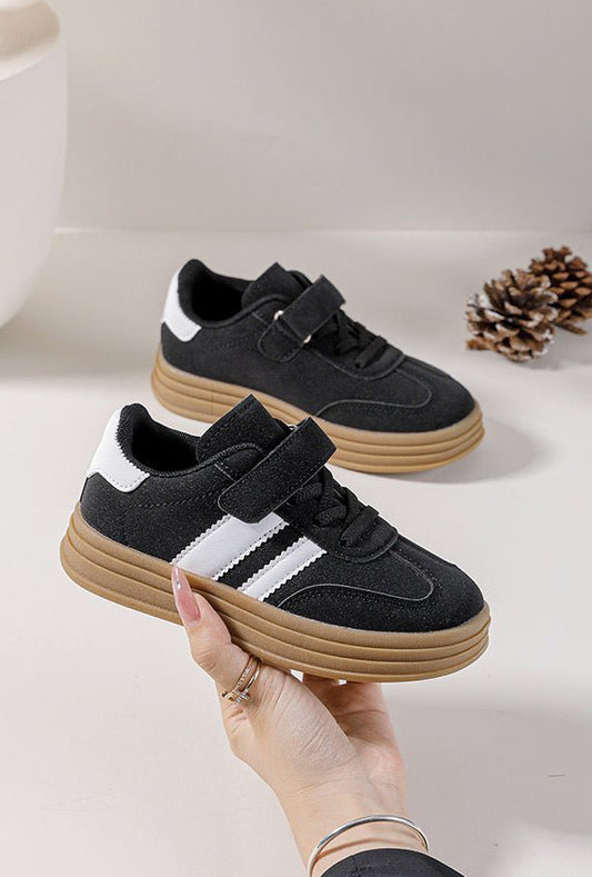 Baskets enfant noires – Pratiques, robustes et ultra - tendance - MiniWalks