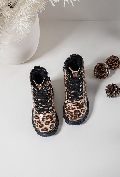 Boots enfant motif léopard – Stylées, robustes et pleines de caractère - MiniWalks