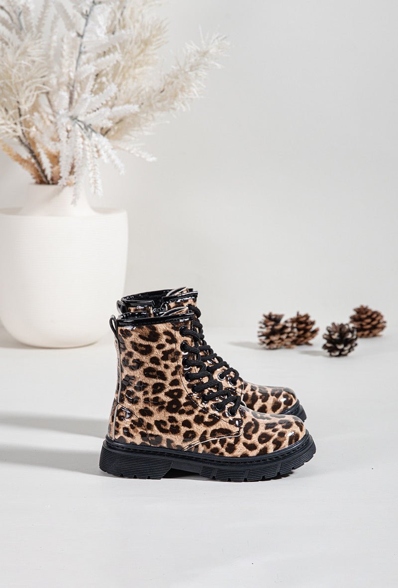 Boots enfant motif léopard – Stylées, robustes et pleines de caractère - MiniWalks