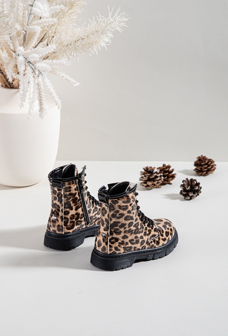 Boots enfant motif léopard – Stylées, robustes et pleines de caractère - MiniWalks