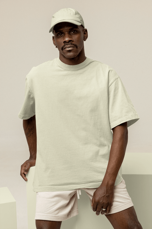 T-shirt Oversize homme écru - Urban Tees