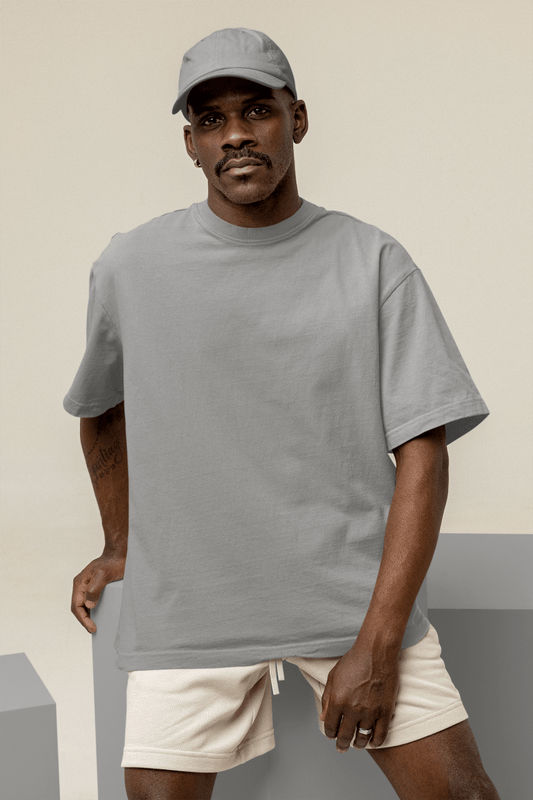 T-shirt Oversize homme gris claire - Urban Tees
