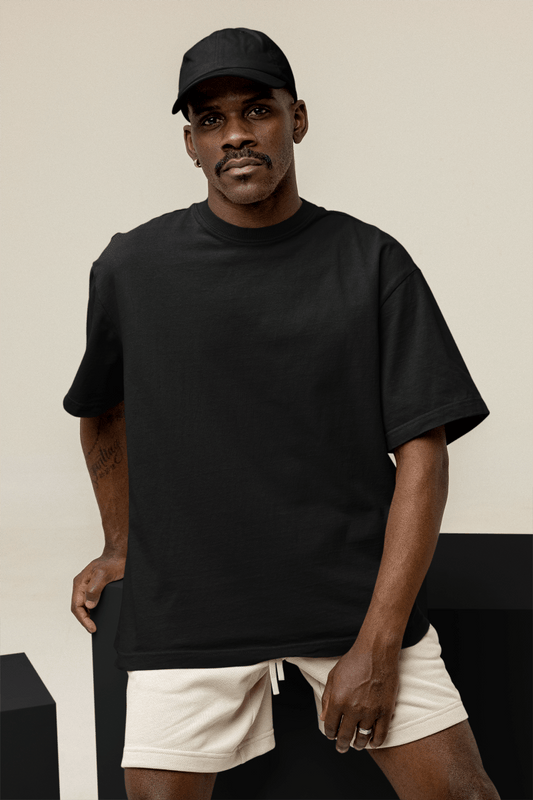 T-shirt Oversize homme noir - Urban Tees