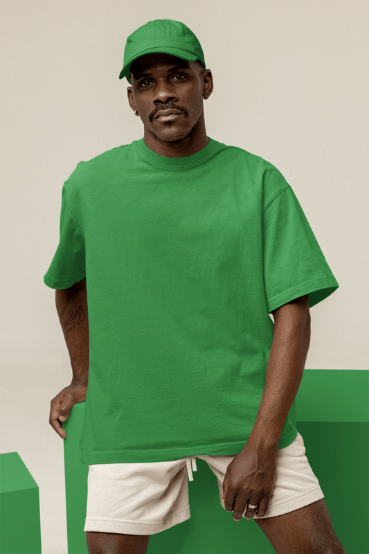 T-shirt Oversize homme vert - Urban Tees