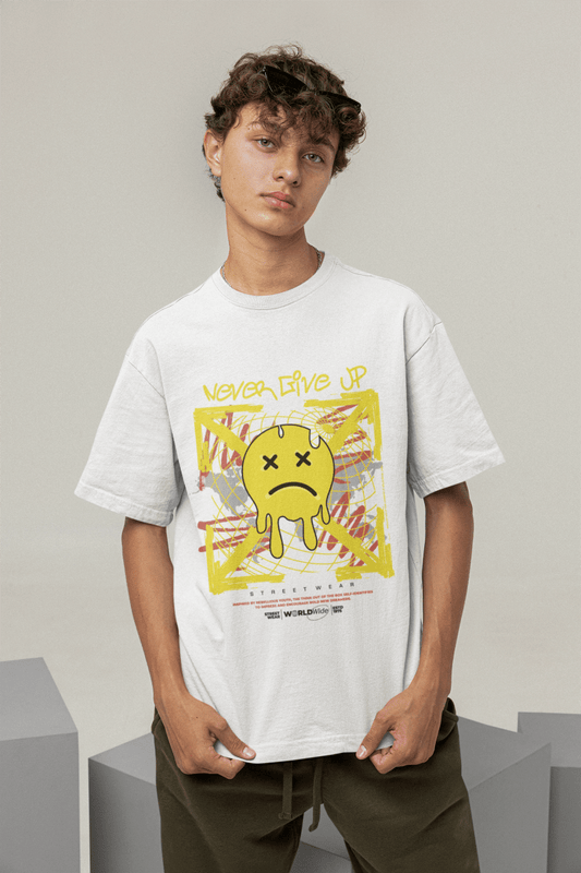 Tee - shirt NEVER GIVE UP - Urban Tees