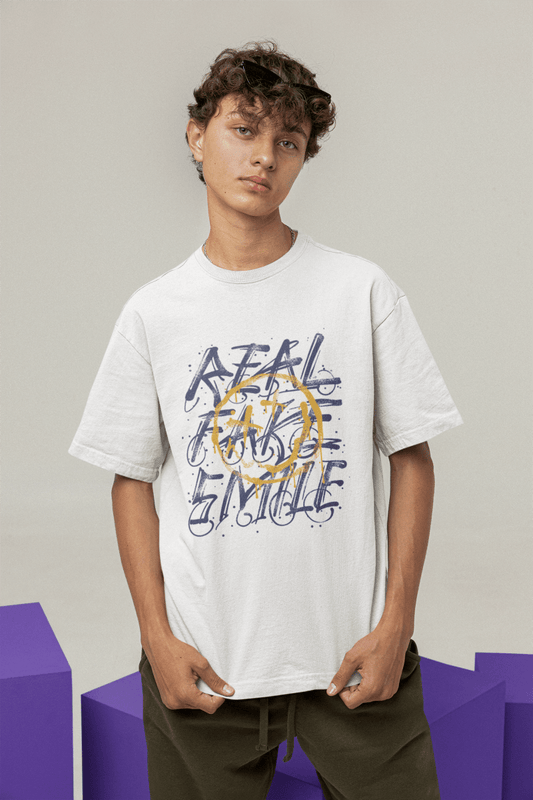 Tee - shirt REAL FAKE SMILE - Urban Tees