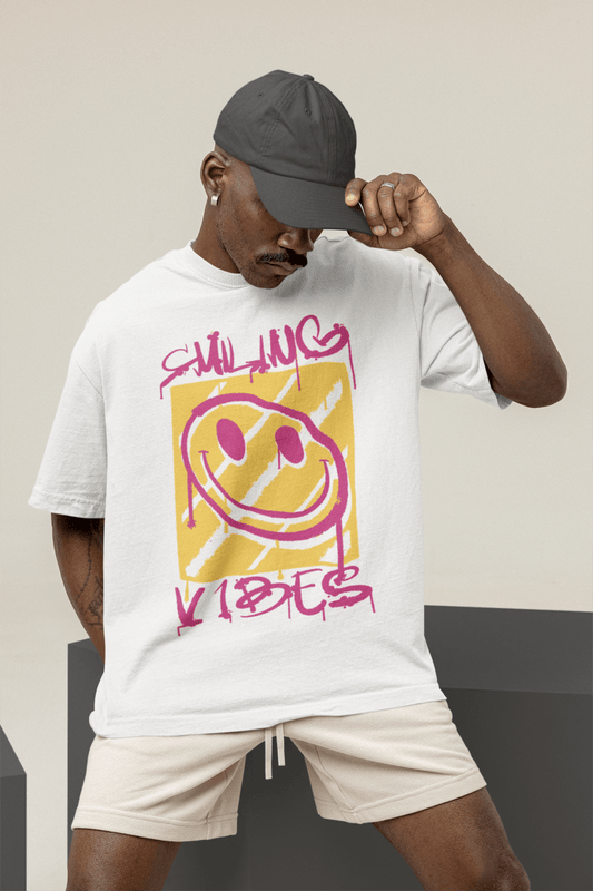 Tee - shirt SMILING VIBES - Urban Tees