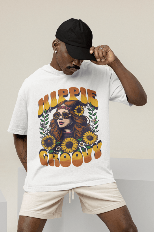Tee - shirt Woman hippie sunflower decoration - Urban Tees